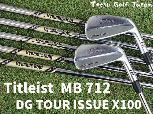 Titleist Iron Set Mb712 4-Pw 7 Dg X100