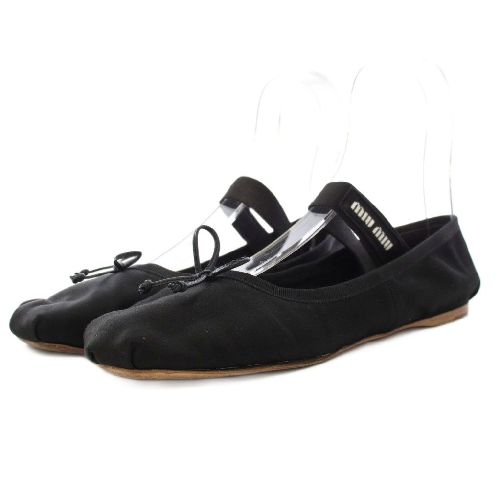 Miu Flat Shoes Miumiu 38.5 /Tk