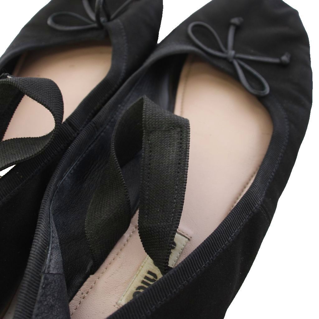 Miu Flat Shoes Miumiu 38.5 /Tk