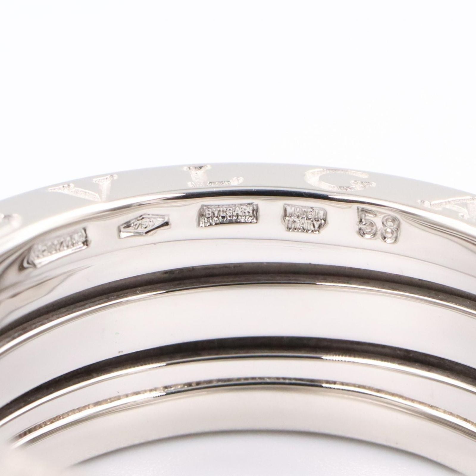 Bvlgari Ring K18Wg B-Zero1 3 Used A
