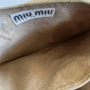 Miu Handbags Archive Belted Leather Hand Bag