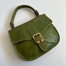 Miu Handbags Archive Belted Leather Hand Bag