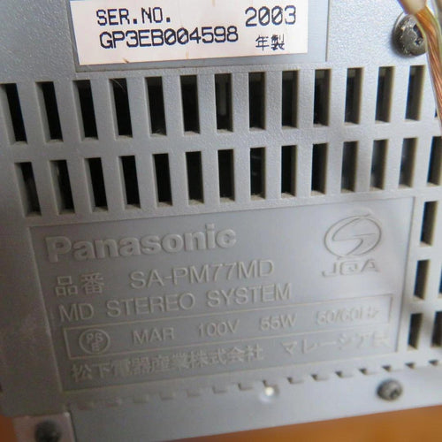 Panasonic Mini Component Systems Sa-Pm77Md