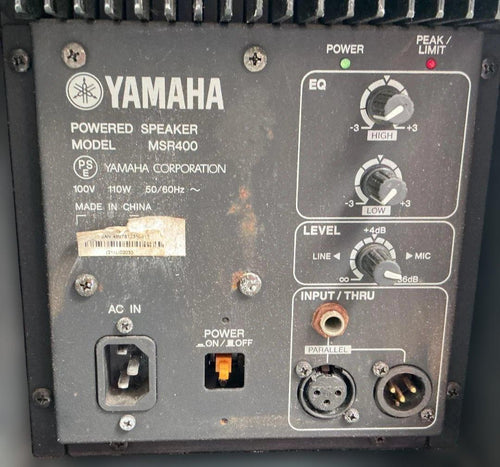 Yamaha Stage Main Speaker Msr400