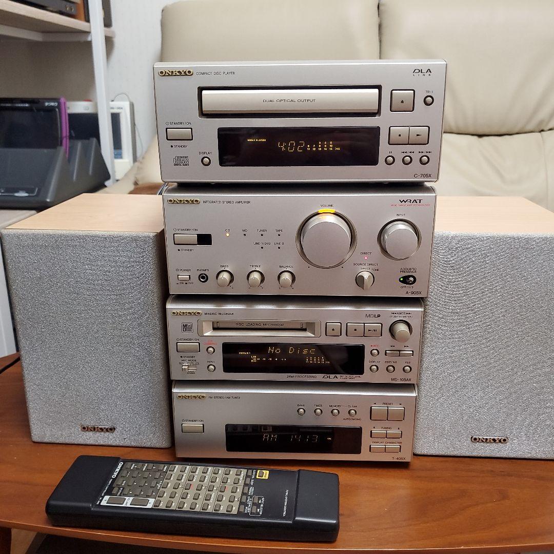 Mini Component Systems Onkyo C-705X A-805X Md-105Ax T-405X