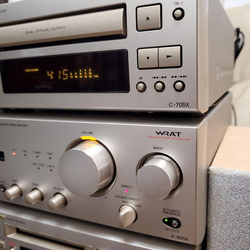 Mini Component Systems Onkyo C-705X A-805X Md-105Ax T-405X