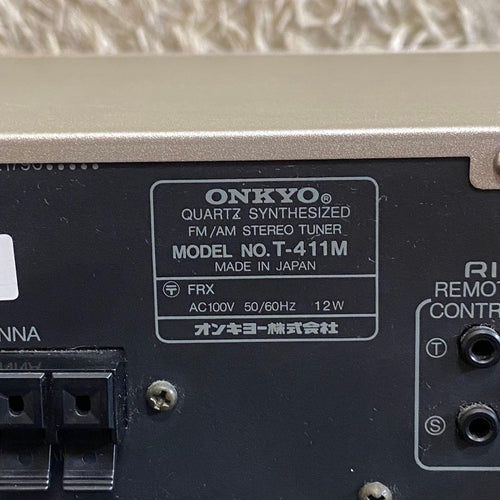 Onkyo Radio Tuners T-411M Fm Am
