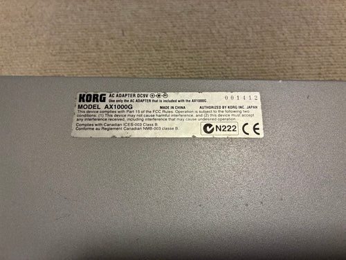 Guitar Effects Units Korg Toneworks Ax1000G