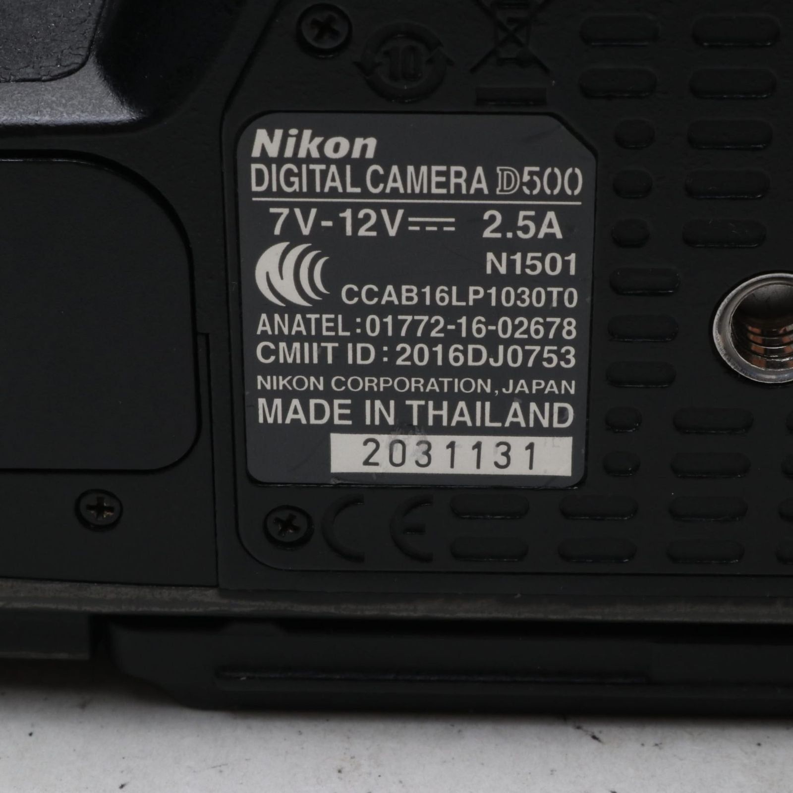 Nikon Digital Slr D500 F
