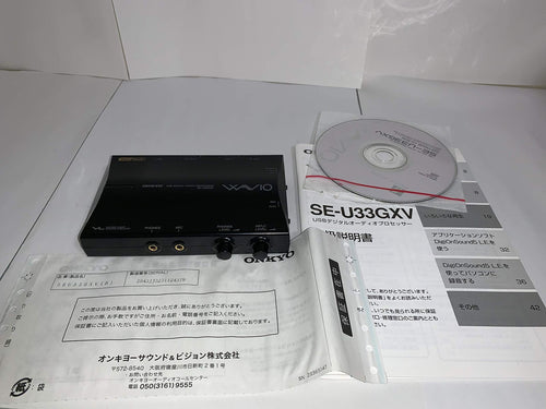 Others Onkyo Se-U33Gxv(B) Wavio Usb