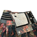 Tricot Comme Des Garcons Flare Skirt 13Aw Rose Design Waist Zip Tape Chiffon