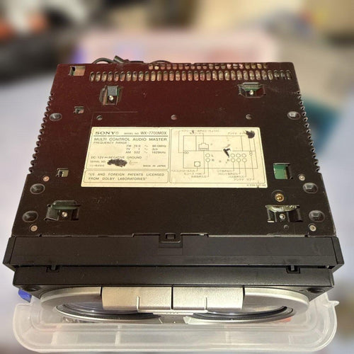 Sony Decks, Players Changers Wx-7700Mdx Cd Md