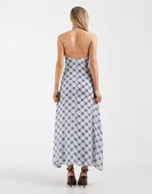 Asos Long Sleeves, Three Quarter Sleeve Design Chiffon Highalter Neck Maxi