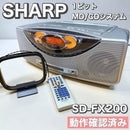 Sharp Cd Md Cassette Deck 1 Md/Cd Sd-Fx200