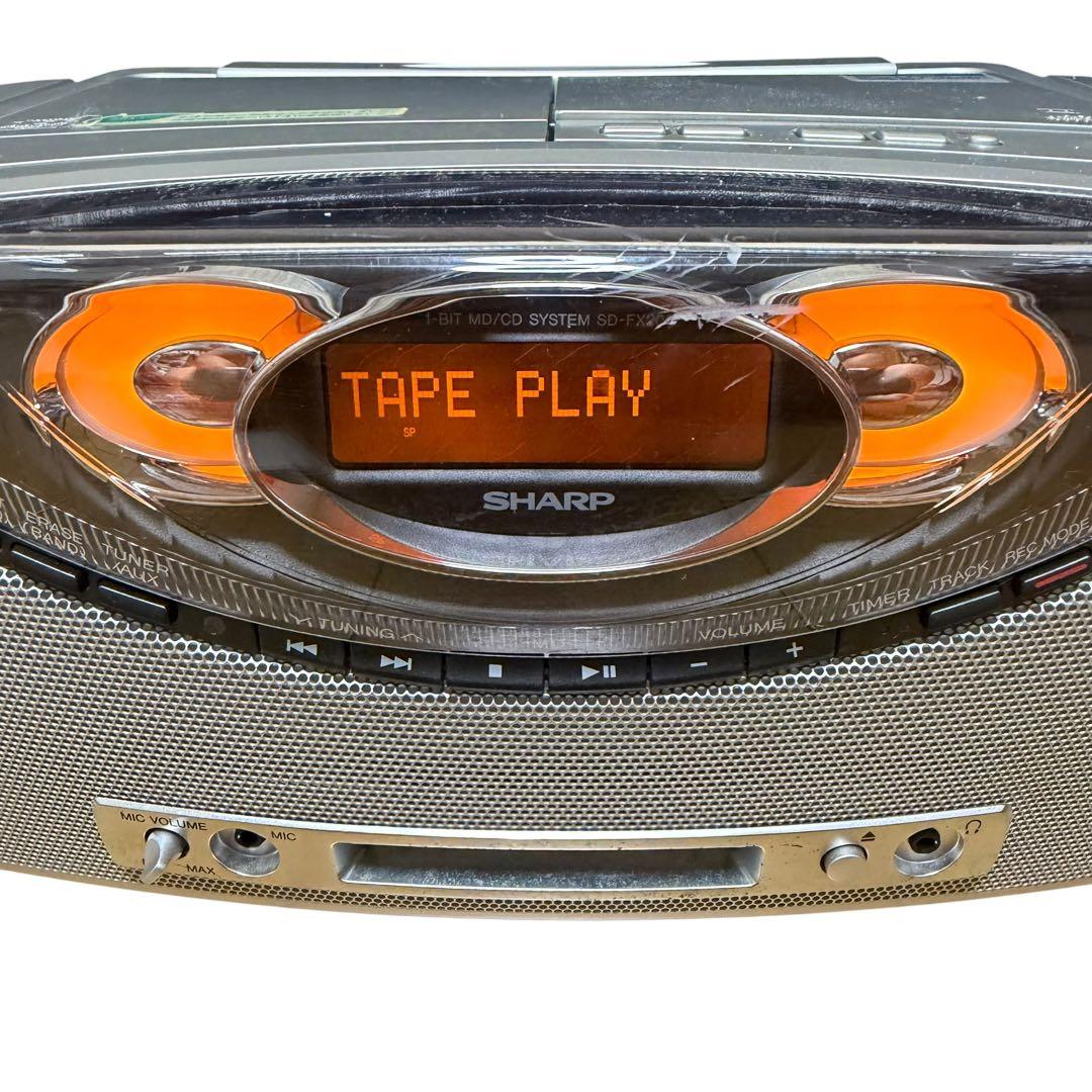Sharp Cd Md Cassette Deck 1 Md/Cd Sd-Fx200