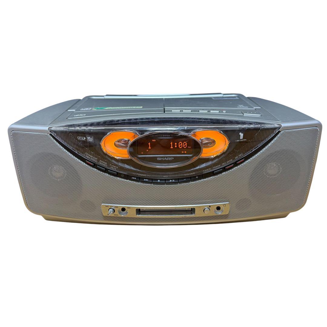 Sharp Cd Md Cassette Deck 1 Md/Cd Sd-Fx200