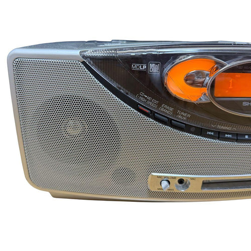 Sharp Cd Md Cassette Deck 1 Md/Cd Sd-Fx200