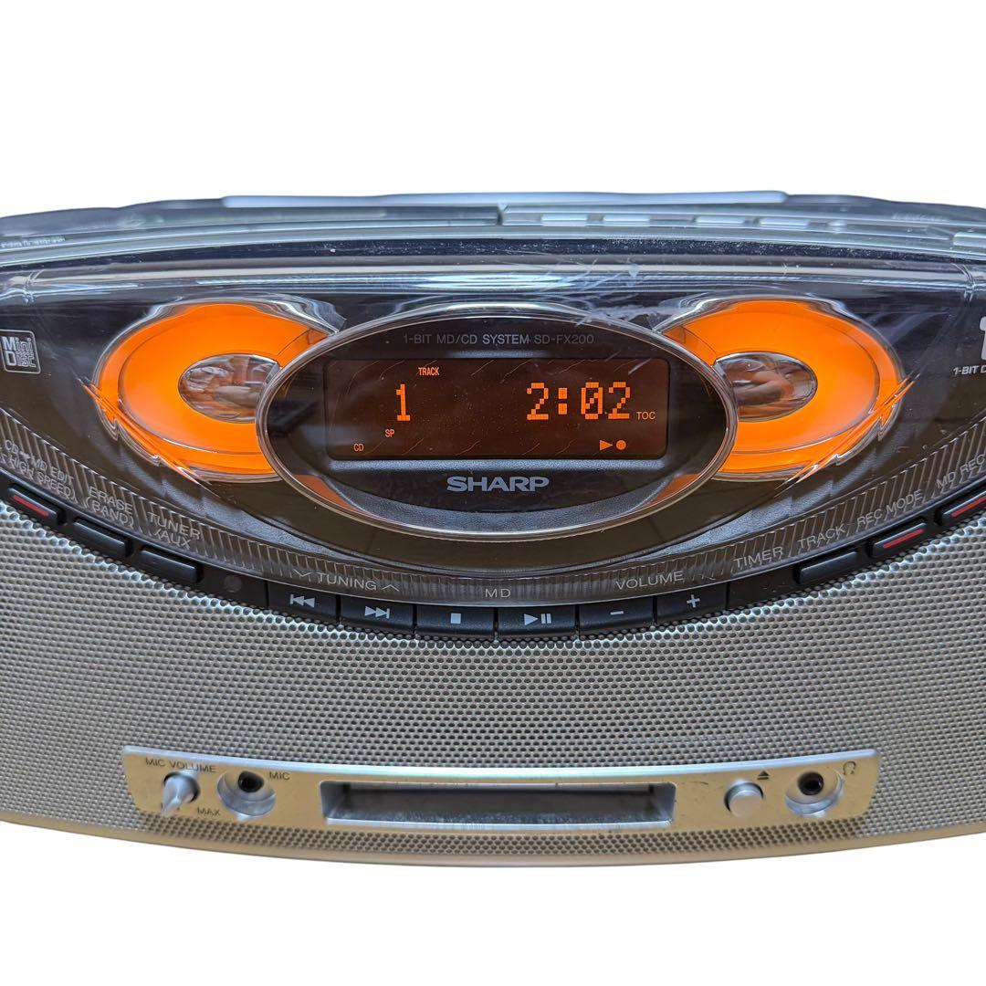 Sharp Cd Md Cassette Deck 1 Md/Cd Sd-Fx200