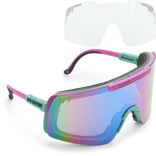 Sunglasses Pit Viper The Synthesizer Goggle Mirror Lens Extra Artificial