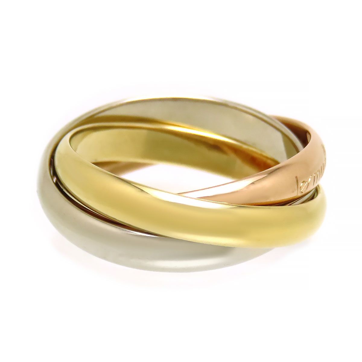 Cartier Ring #56 750 (K18Wg K18Yg K18Pg)