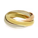 Cartier Ring #56 750 (K18Wg K18Yg K18Pg)