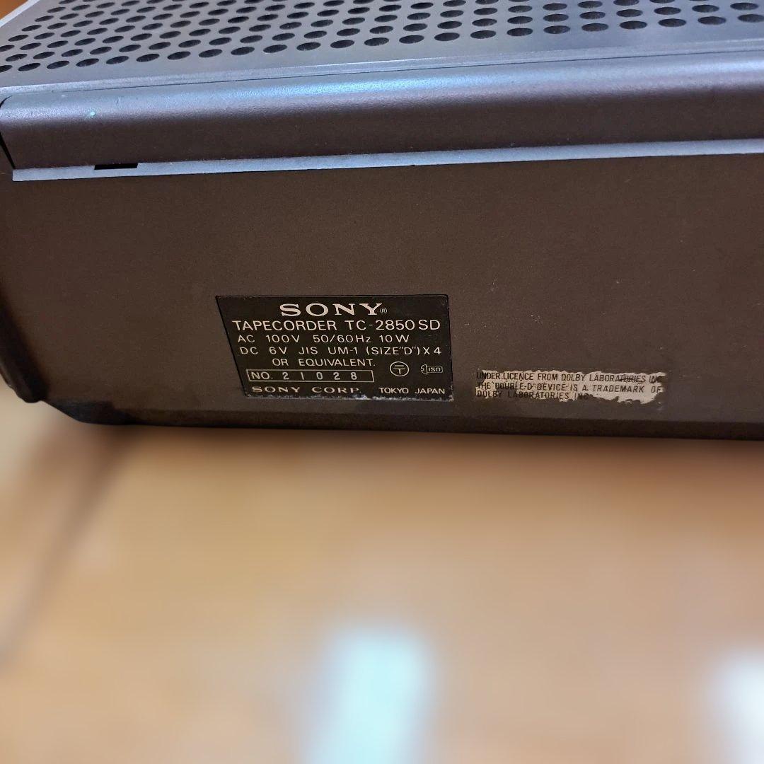 Sony Cassette Player Tc-2850Sd