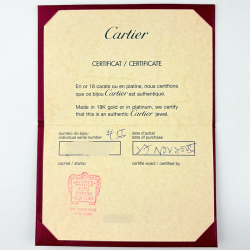 Cartier Ring 14.5 750