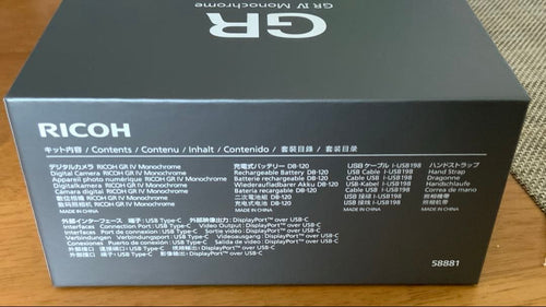 Ricoh Compact Digital Cameras Gr Iv Monochrome Gr4