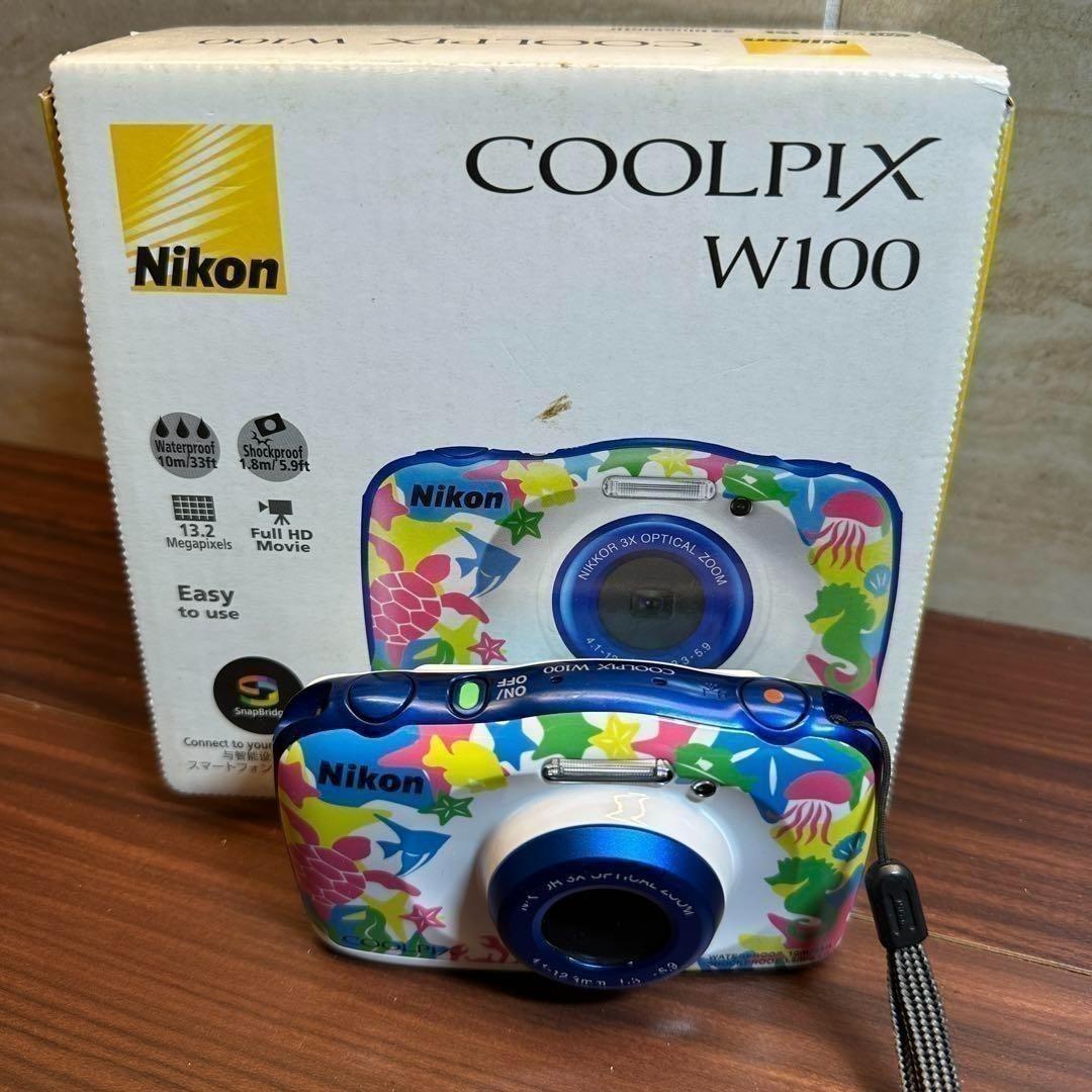 Nikon Compact Digital Cameras Coolpix W100 2383