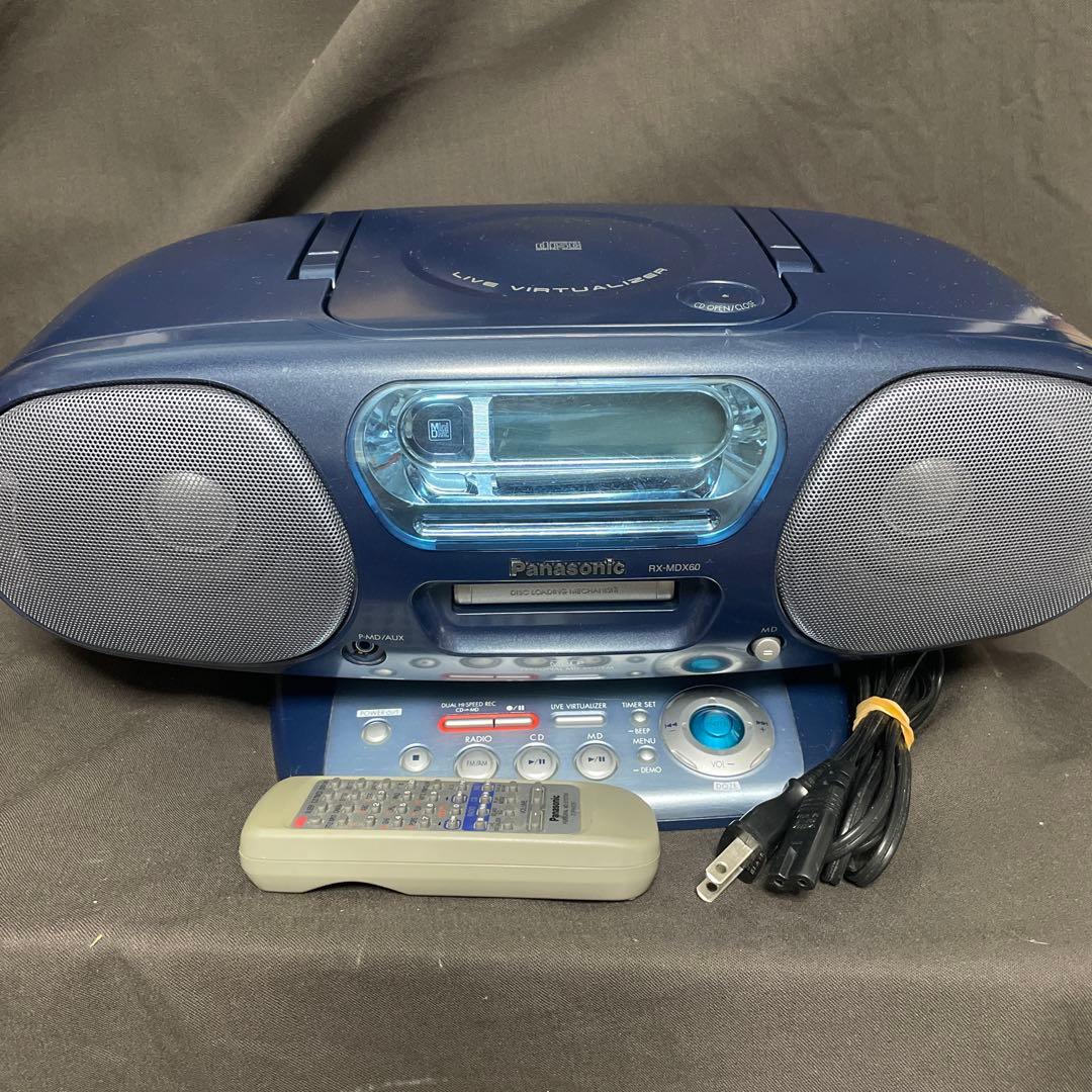 Panasonic Mini Component Systems Cd/Md Rx-Mdx60