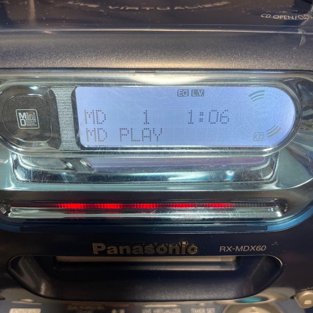 Panasonic Mini Component Systems Cd/Md Rx-Mdx60