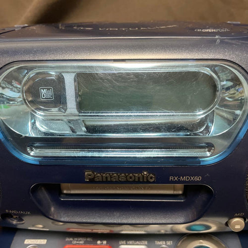 Panasonic Mini Component Systems Cd/Md Rx-Mdx60