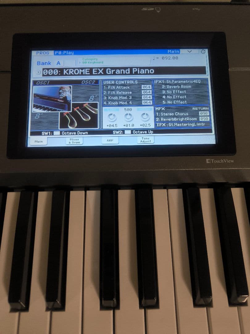Korg Keyboard Electronic Piano Krome Ex 61