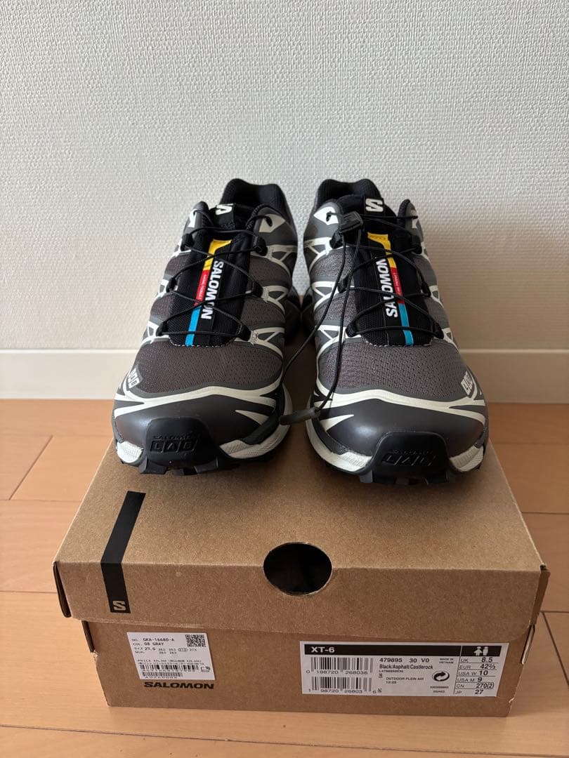 Salomon Sneakers Xt-6 L47989500 27 Black Asphalt Castlerock