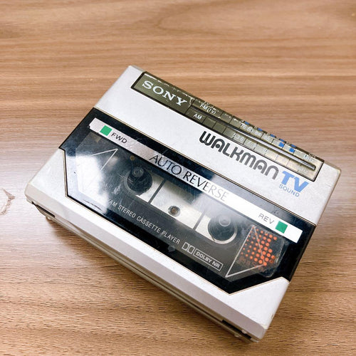 Sony Cassette Player Walkman Tv Wm-F55