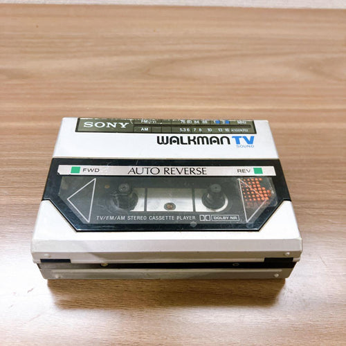 Sony Cassette Player Walkman Tv Wm-F55