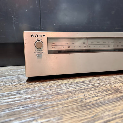 Sony Radio Tuner St-242 Fm-Am Program Silver