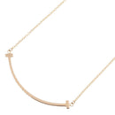 Tiffany Necklace Co T 41.5/46.5 K18Pg Used A