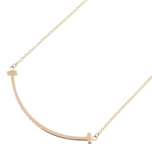 Tiffany Necklace Co T 41.5/46.5 K18Pg Used A