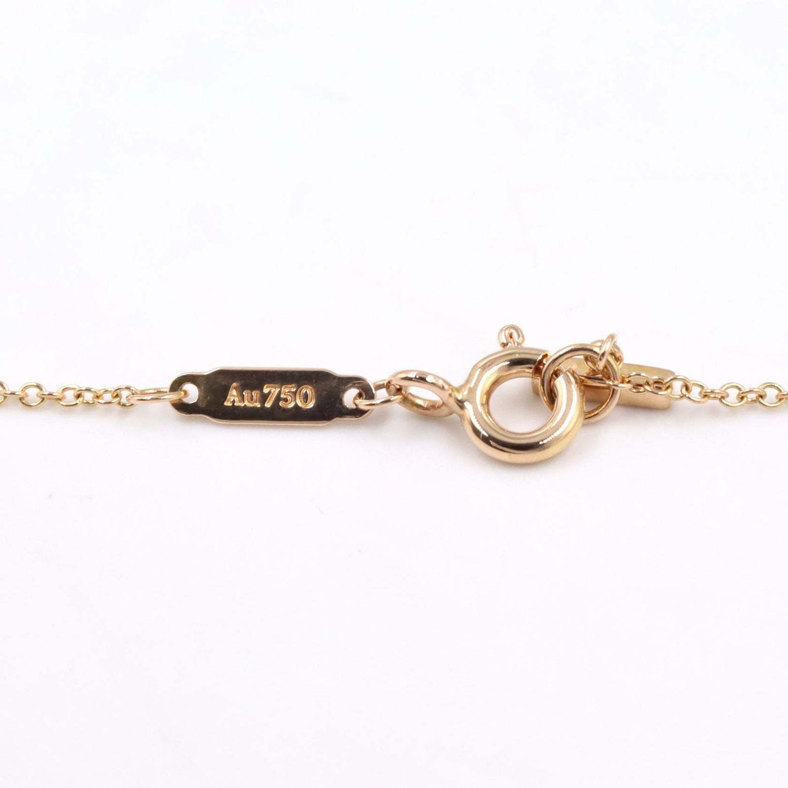 Tiffany Necklace Co T 41.5/46.5 K18Pg Used A