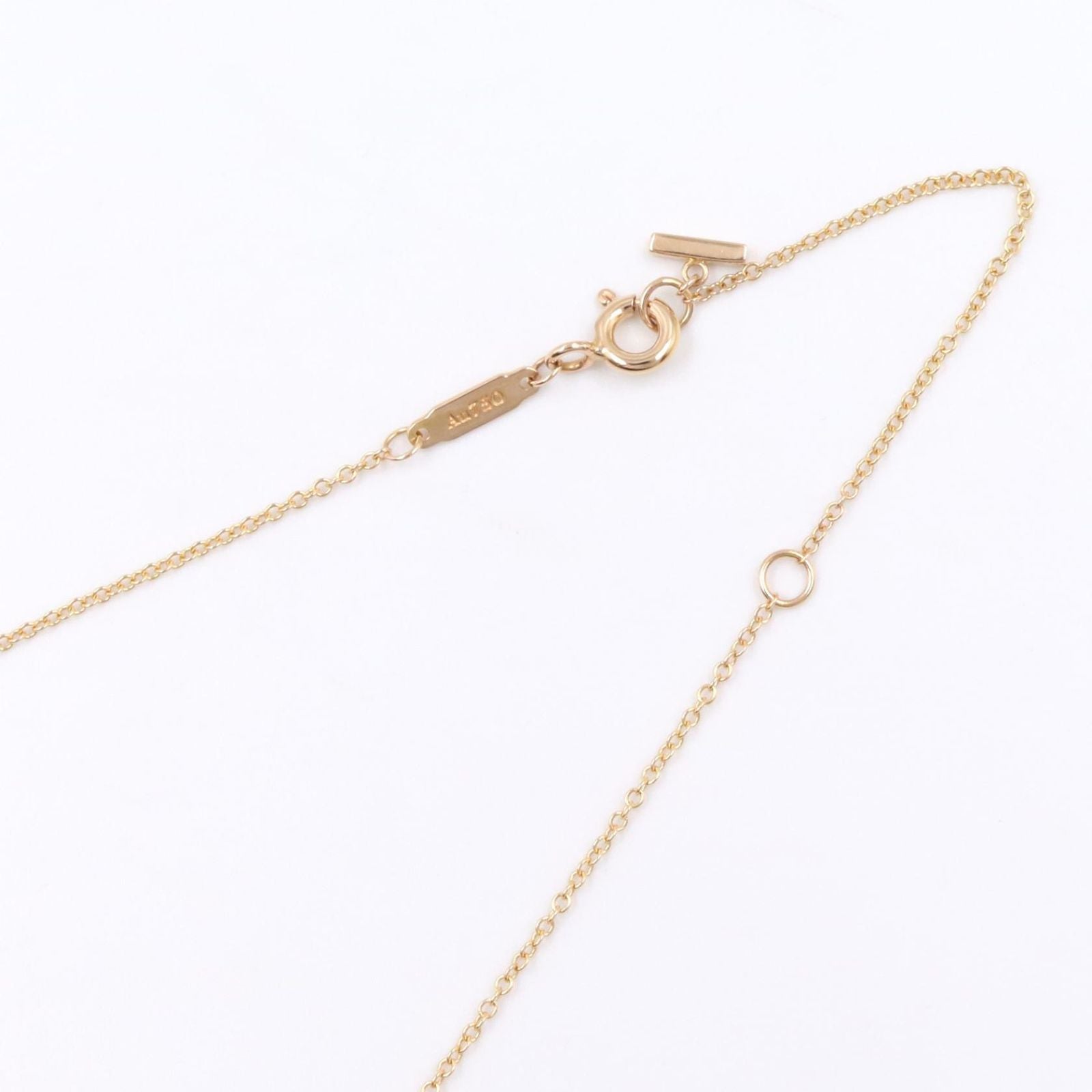 Tiffany Necklace Co T 41.5/46.5 K18Pg Used A