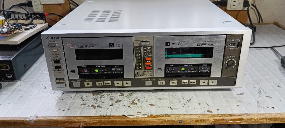 Cd Md Cassette Deck Aurex W