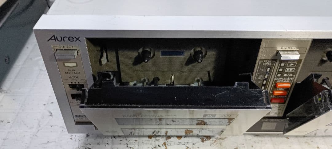 Cd Md Cassette Deck Aurex W