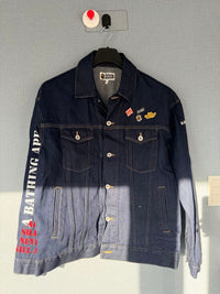 A Bathing Ape Denim Jackets Bape M Size