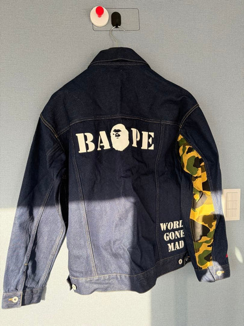 A Bathing Ape Denim Jackets Bape M Size