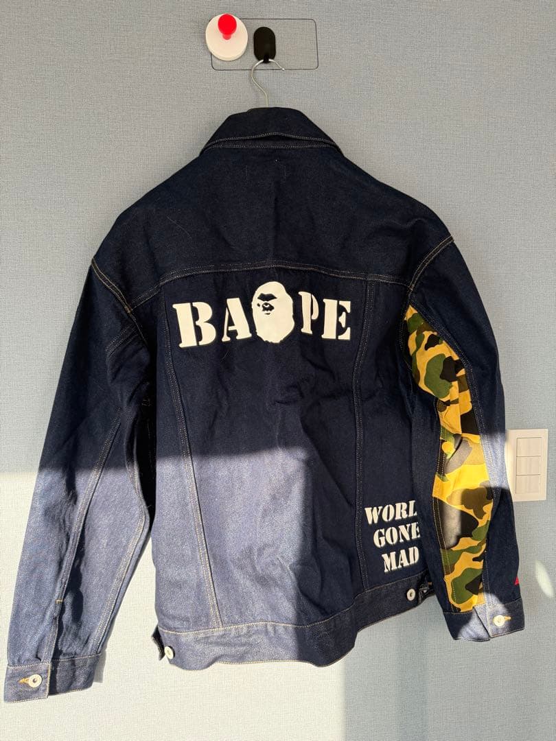 A Bathing Ape Denim Jackets Bape M Size