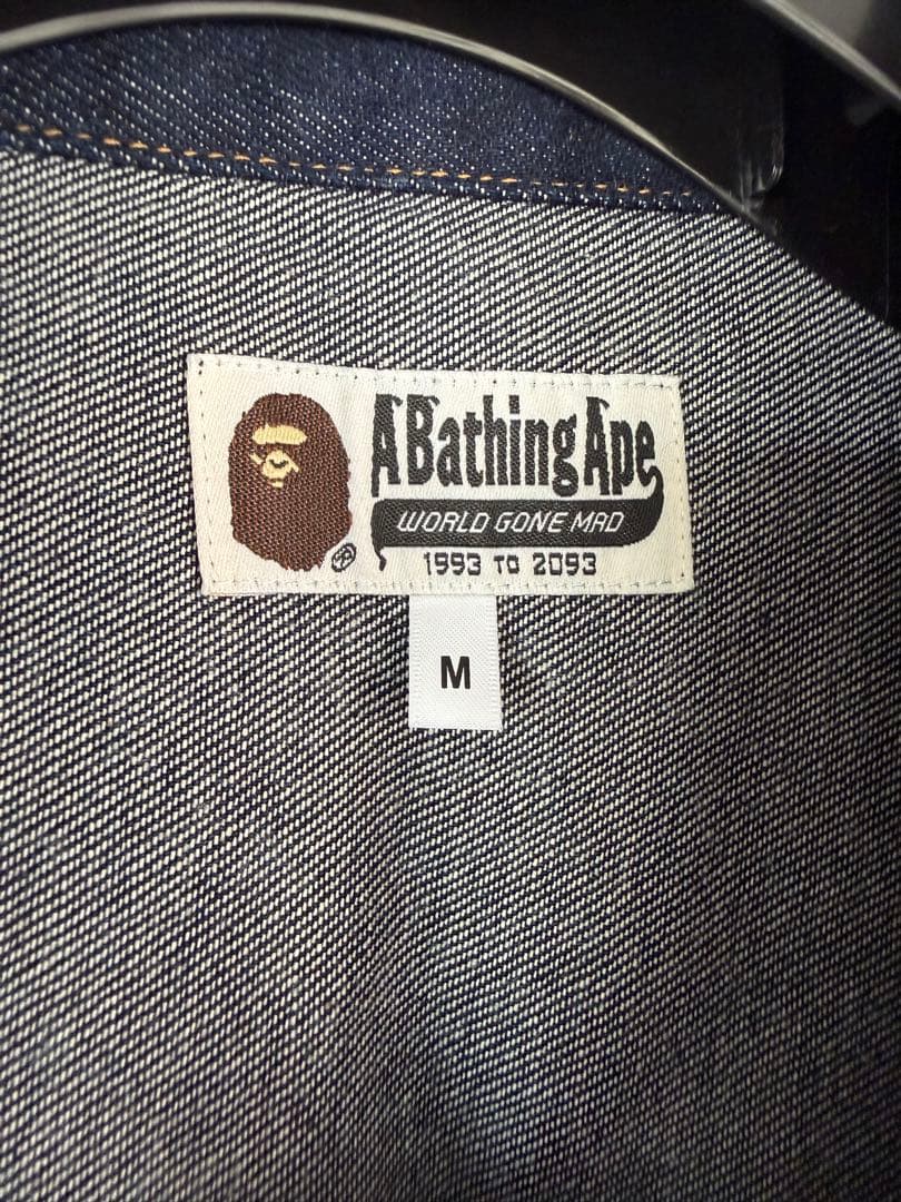A Bathing Ape Denim Jackets Bape M Size
