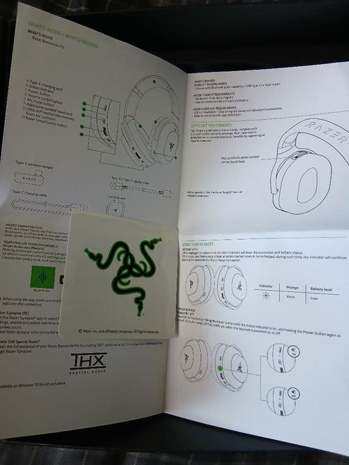 Razer Gaming Headphone Headset Barracuda Pro