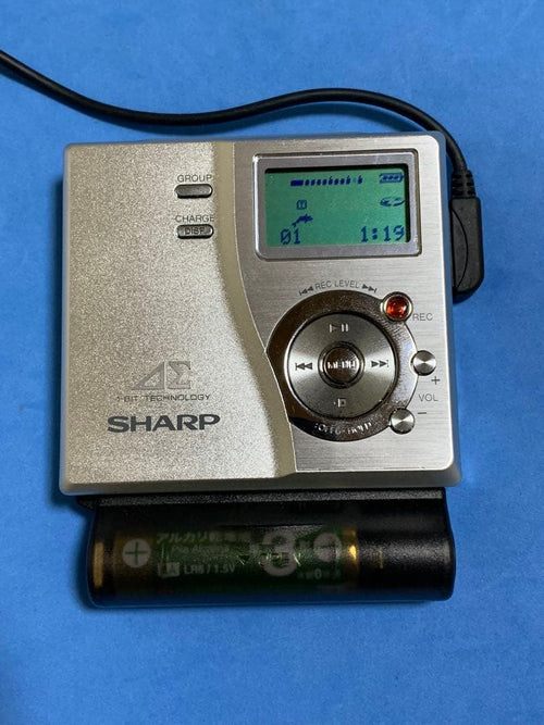 Portable Md Player Sharp Md-Dr77-S