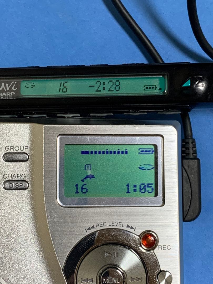 Portable Md Player Sharp Md-Dr77-S
